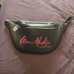 Black and Red Belt Bag